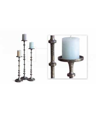 Candeliere Medio in Ottone 3 — Decorazione Luxury | Maison Imperiale