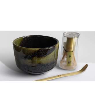 Set Matcha Tasse Verte, Fouet & Cuillère 2 —  Décoration Luxury | Maison Imperiale