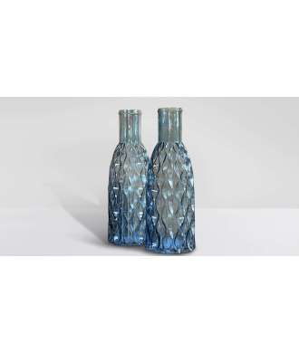 Vaso in Vetro Riciclato Ondulato 3 — Decorazione Luxury | Maison Imperiale