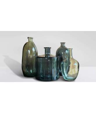 Vase en Verre Recyclé Quattro 6 —  Décoration Luxury | Maison Imperiale