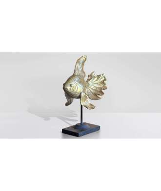 Pesce Oro Sinuoso piccolo 6 — Decorazione Luxury | Maison Imperiale