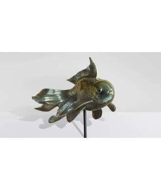 Pesce Oro Sinuoso grande 4 — Decorazione Luxury | Maison Imperiale