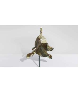 Pesce Oro Sinuoso grande 5 — Decorazione Luxury | Maison Imperiale
