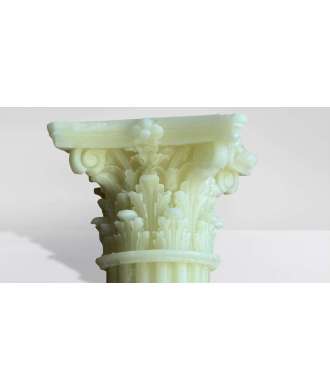 Corinthian Column Candle in Natural Beeswax 5 —  Decoration Luxury | Maison Imperiale