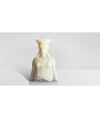 Bougie Caryatide Demi-Buste en Cire d’Abeille 3 —  Décoration Luxury | Maison Imperiale
