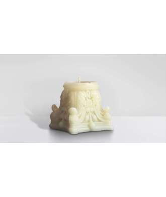 Bougie Chapiteau Ivoire en Cire d’Abeille 4 —  Décoration Luxury | Maison Imperiale