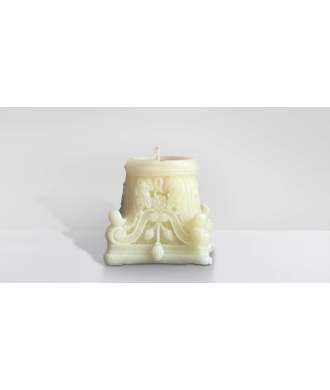 Bougie Chapiteau Ivoire en Cire d’Abeille 5 —  Décoration Luxury | Maison Imperiale