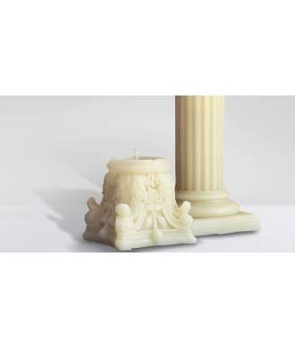 Bougie Chapiteau Ivoire en Cire d’Abeille 6 —  Décoration Luxury | Maison Imperiale