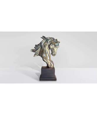 Scultura testa di cavallo 4 — Decorazione Luxury | Maison Imperiale