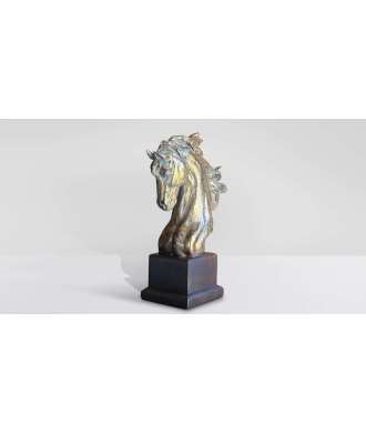 Scultura testa di cavallo 6 — Decorazione Luxury | Maison Imperiale