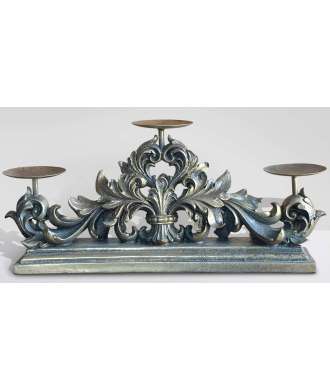 Triplo-candeliere barocco 4 — Decorazione Luxury | Maison Imperiale