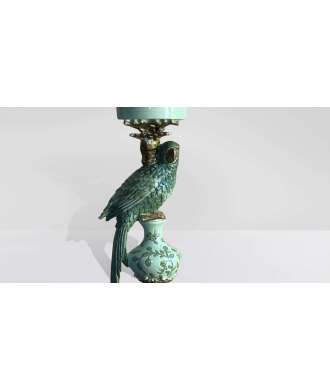 Green & Gold Parrot Candle Holder 4 —  Decoration Luxury | Maison Imperiale