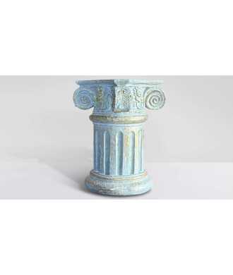 Colonna Decorativa Verde & Oro 4 — Decorazione Luxury | Maison Imperiale