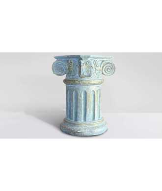 Colonna Decorativa Verde & Oro 6 — Decorazione Luxury | Maison Imperiale